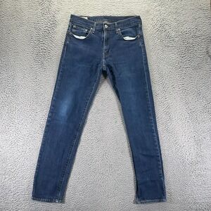 Levi's 502 Jeans Men's 32x30 Blue Cotton Denim Tapered Leg Workwear Stretch
